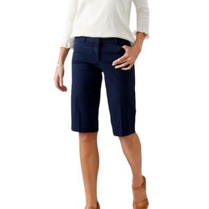 Pure Collection Navy City Bermuda Shorts